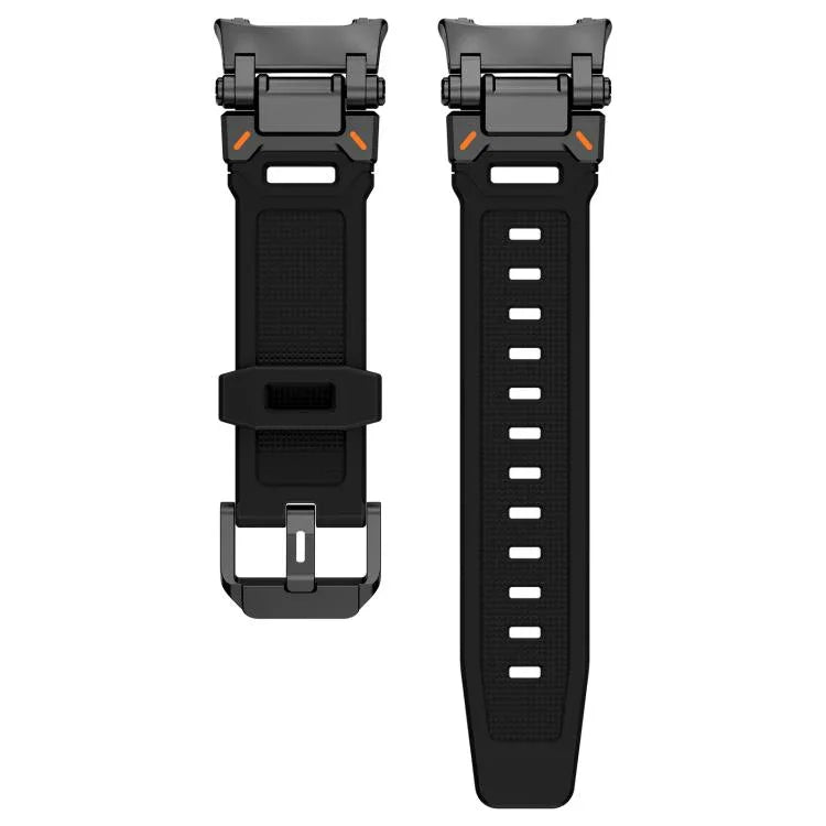 Explorer Metal Connector Silicone Watch Band, For Samsung Galaxy Watch8 / Watch8 Classic