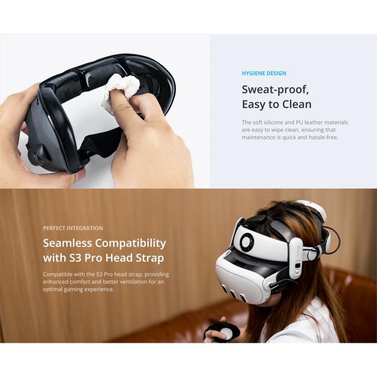 BOBOVR F3 For Meta Quest 3 Replacement Face Mask Cooling Padding VR Headset Face Cushion, F3