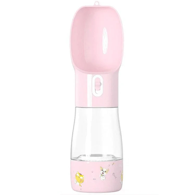 Pet Multi-Function Outdoor Travel Mug, Solid Color, Printed