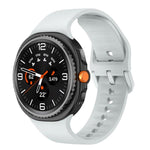 Flat Solid Color Silicone Watch Band, For Samsung Galaxy Watch8 / Watch8 Classic