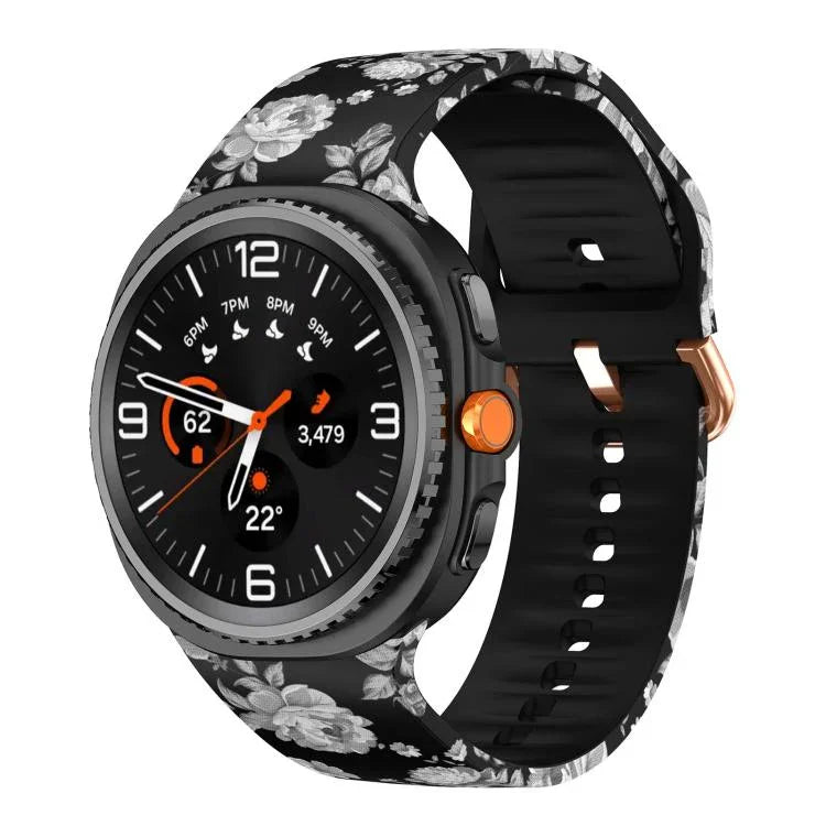 Printed Silicone Watch Band, For Samsung Galaxy Watch8 / Watch8 Classic