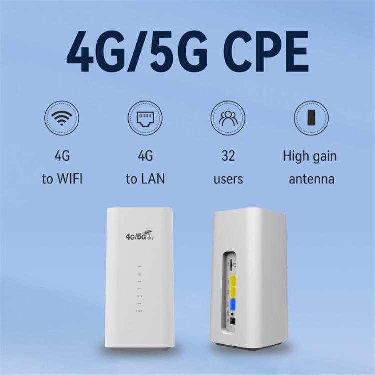 CPF101-E8 Home Office SIM Card Mobile WiFi Hotspot 3 LAN Ports Eurasian Version 4G LTE Router, US Plug, EU Plug