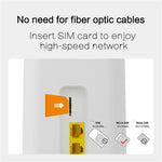 CPF101-E8 Home Office SIM Card Mobile WiFi Hotspot 3 LAN Ports Eurasian Version 4G LTE Router, US Plug, EU Plug