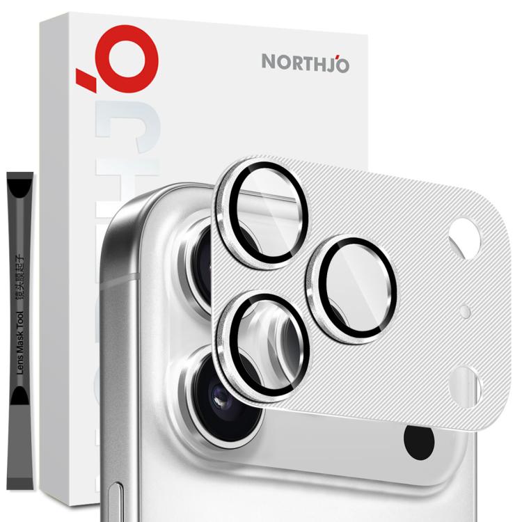 NORTHJO CD Vein Camera Lens Protector Tempered Glass Rear Lens Film, For iPhone 17 Pro Max, For iPhone 17 Pro