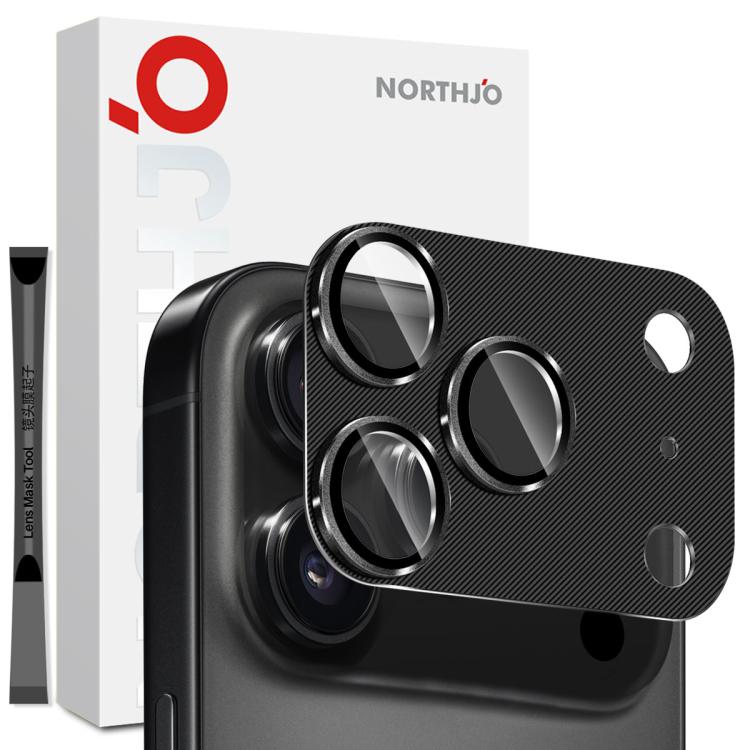 NORTHJO CD Vein Camera Lens Protector Tempered Glass Rear Lens Film, For iPhone 17 Pro Max, For iPhone 17 Pro