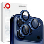 NORTHJO Camera Lens Protector CD Metal Ring Tempered Glass Film, For iPhone 17 Pro / 17 Pro Max