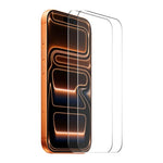 2pcs ENKAY Thickened Glue No White Edge 9H Big Arc Edge High Aluminum-silicon Tempered Glass Film, For iPhone 18 Pro, For iPhone 18 Pro Max, For iPhone 17 Pro Max, For iPhone 17 Pro, For iPhone 17, For iPhone Air