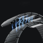 Magnetic Woven I-Shaped Stainless Steel Watch Band, For Samsung Galaxy Watch Ultra 47mm / Ultra 2025