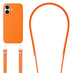 Crossbody Imitation Nylon Magnetic Liquid Pop-Up Animation Liquid Silicone Phone Case, For iPhone 17 Pro Max, For iPhone 17 Pro, For iPhone 17
