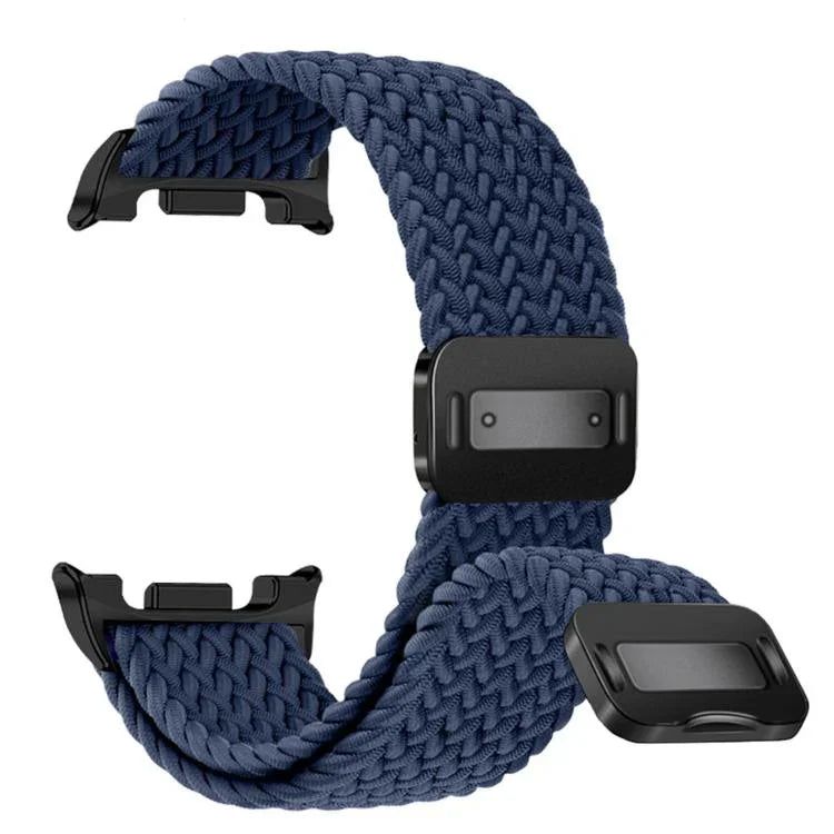 Magnetic Snap Elastic Nylon Braided Watch Band, For Samsung Galaxy Watch8 / Watch8 Classic