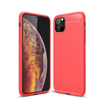 Brushed Texture Carbon Fiber TPU Case for  iPhone XI Max 2019, For iPhone 11 Pro Max