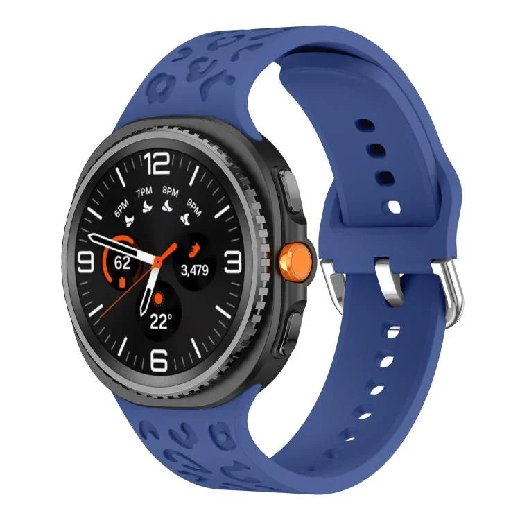 Leopard Print Silicone Watch Band, For Samsung Galaxy Watch8 / Watch8 Classic