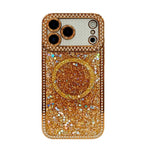 Diamond Sequins Glitter MagSafe Electroplating Phone Case, For iPhone 13