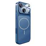 Change to 17 Big Lens Window Frosted MagSafe Phone Case, For iPhone 15 Pro Max, For iPhone 15 Pro, For iPhone 15 Plus, For iPhone 15, For iPhone 14 Plus, For iPhone 14, For iPhone 14 Pro, For iPhone 14 Pro Max