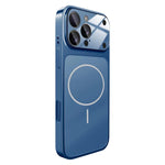 Change to 17 Big Lens Window Frosted MagSafe Phone Case, For iPhone 17 Pro Max, For iPhone 17 Pro, For iPhone 17, For iPhone Air, For iPhone 16 Pro Max, For iPhone 16 Pro, For iPhone 16 Plus, For iPhone 16
