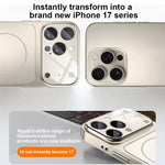 Change to 17 Big Lens Window Frosted MagSafe Phone Case, For iPhone 15 Pro Max, For iPhone 15 Pro, For iPhone 15 Plus, For iPhone 15, For iPhone 14 Plus, For iPhone 14, For iPhone 14 Pro, For iPhone 14 Pro Max