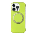 Frameless Leather-Skin PC MagSafe Holder Phone Case, For iPhone 13, For iPhone 12, For iPhone 12 Pro Max, For iPhone 12 Pro, For iPhone 11 Pro Max, For iPhone 11