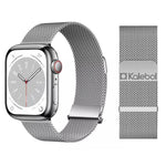 Kalebol Double Link Milanese Double Magnetic Stainless Steel Watch Band, For Apple Watch 46mm / 49mm / 45mm / 44mm, For Apple Watch 42mm / 41mm / 40mm / 38mm