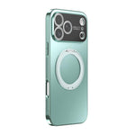 360 Degree Rotating Holder MagSafe Electroplated Phone Case with Lens Cover, For iPhone 17 Pro Max, For iPhone 17 Pro, For iPhone 17, For iPhone Air, For iPhone 16 Pro Max, For iPhone 16 Pro