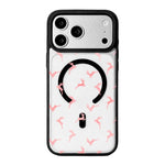 Christmas Series Strong Magnetic Painted Black Edge Phone Case, For iPhone 17 Pro Max, For iPhone 17 Pro, For iPhone 17