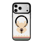 Christmas Series Strong Magnetic Painted Black Edge Phone Case, For iPhone 17 Pro Max, For iPhone 17 Pro, For iPhone 17