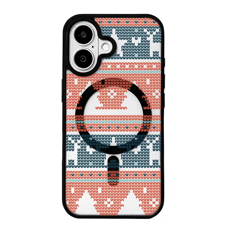 Christmas Series Strong Magnetic Painted Black Edge Phone Case, For iPhone 17 Pro Max, For iPhone 17 Pro, For iPhone 17