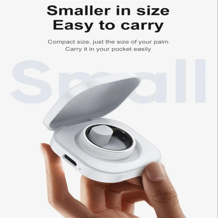 R12 SIZE 9 Smart Ring, Support Heart Rate / Blood Oxygen / Sleep Monitoring / Female Health