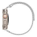 Vitality Coarse Mesh Milan Magnetic Watch Band, For Apple Watch 42 / 44 / 45 / 46 / 49mm