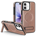 Multi-function Holder MagSafe PU Phone Case, For iPhone 17 Pro Max, For iPhone 17 Pro, For iPhone 17, For iPhone  Air