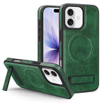 Multi-function Holder MagSafe PU Phone Case, For iPhone 17 Pro Max, For iPhone 17 Pro, For iPhone 17, For iPhone  Air