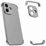 Ultra-thin Frameless Titanium Alloy Four Corner Shockproof Phone Case, For iPhone 18 Pro, For iPhone 18 Pro Max, For iPhone 17 Pro Max, For iPhone 17 Pro, For iPhone 17, For iPhone Air