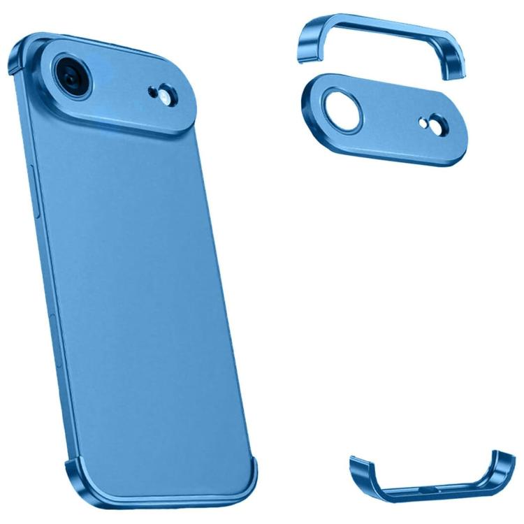 Ultra-thin Frameless Titanium Alloy Four Corner Shockproof Phone Case, For iPhone 18 Pro, For iPhone 18 Pro Max, For iPhone 17 Pro Max, For iPhone 17 Pro, For iPhone 17, For iPhone Air