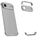 Ultra-thin Frameless Titanium Alloy Four Corner Shockproof Phone Case, For iPhone 18 Pro, For iPhone 18 Pro Max, For iPhone 17 Pro Max, For iPhone 17 Pro, For iPhone 17, For iPhone Air
