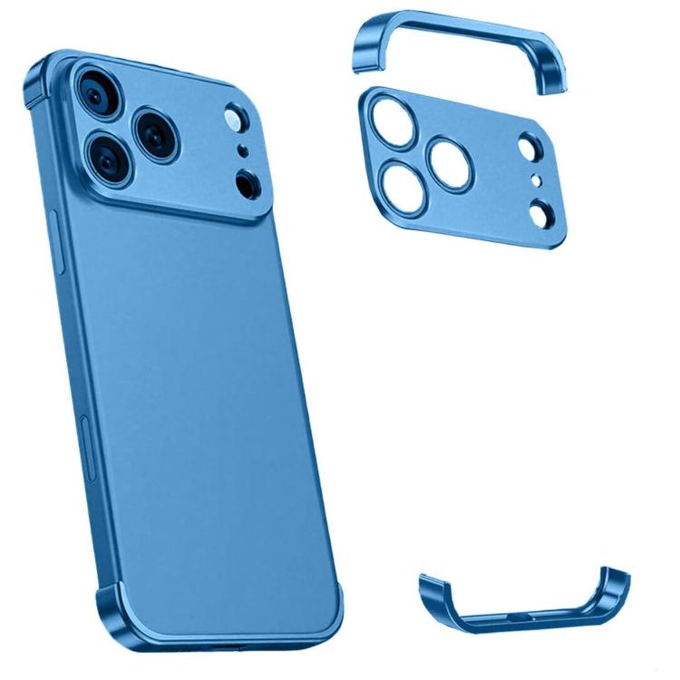 Ultra-thin Frameless Titanium Alloy Four Corner Shockproof Phone Case, For iPhone 18 Pro, For iPhone 18 Pro Max, For iPhone 17 Pro Max, For iPhone 17 Pro, For iPhone 17, For iPhone Air