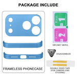 Ultra-thin Frameless Titanium Alloy Four Corner Shockproof Phone Case, For iPhone 18 Pro, For iPhone 18 Pro Max, For iPhone 17 Pro Max, For iPhone 17 Pro, For iPhone 17, For iPhone Air