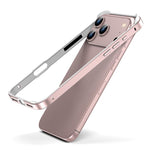 Metal Hybrid Silicone Four-Corner Shockproof Cooling Phone Frame Case, For iPhone 17 Pro Max, For iPhone 17 Pro, For iPhone 17, For iPhone Air