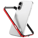 Metal Hybrid Silicone Four-Corner Shockproof Cooling Phone Frame Case, For iPhone 16 Pro Max, For iPhone 16 Pro, For iPhone 16 Plus, For iPhone 16