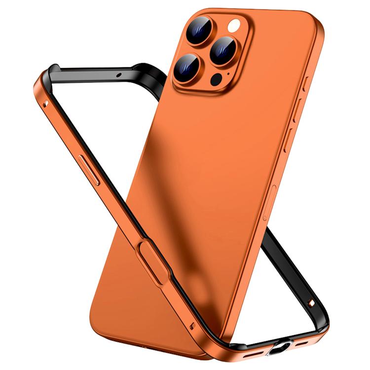 Metal Hybrid Silicone Four-Corner Shockproof Cooling Phone Frame Case, For iPhone 16 Pro Max, For iPhone 16 Pro, For iPhone 16 Plus, For iPhone 16