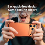 Metal Hybrid Silicone Four-Corner Shockproof Cooling Phone Frame Case, For iPhone 16 Pro Max, For iPhone 16 Pro, For iPhone 16 Plus, For iPhone 16