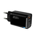 PD47 100W GaN PD Type-C, QC3.0 USB Fully Compatible Protocol Charger, EU Plug, EU Plug