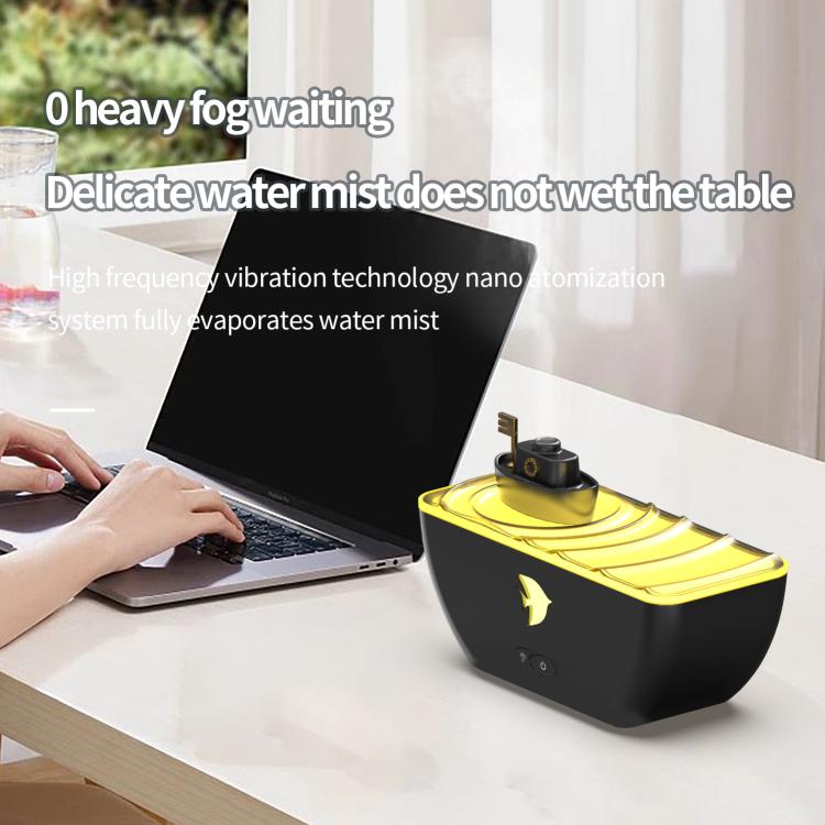 Ultrasonic Humidifier Creative Little Boat Aromatherapy Diffuser, Little Boat