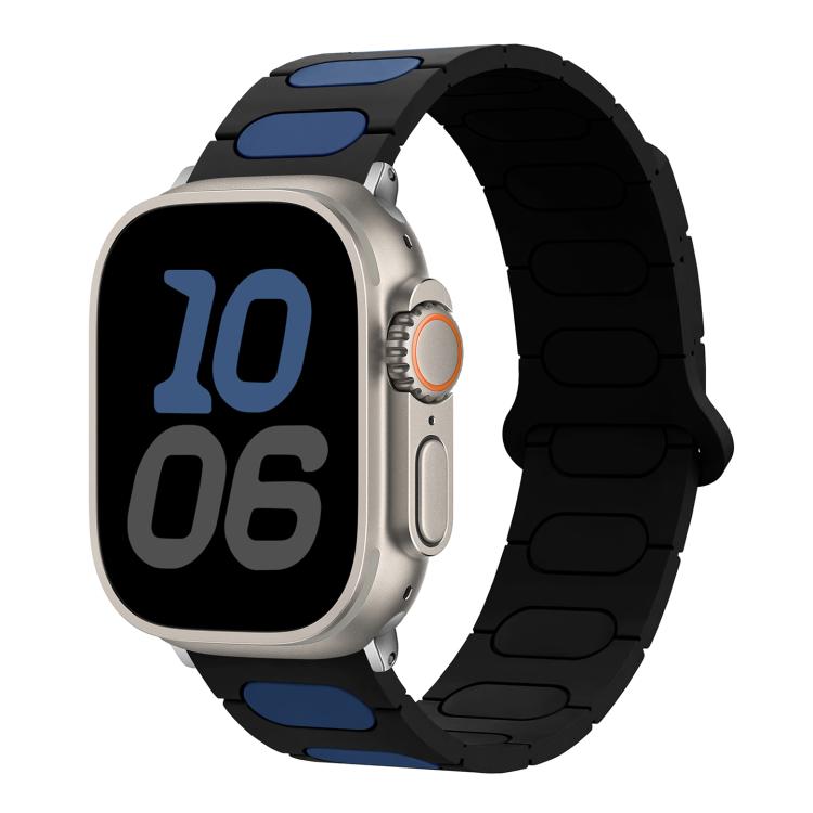 Oval Magnetic Silicone Watch Band, For Apple Watch 46mm / 49mm / 45mm / 44mm, For Apple Watch 42mm / 41mm / 40mm / 38mm