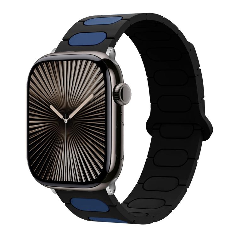 Oval Magnetic Silicone Watch Band, For Apple Watch 46mm / 49mm / 45mm / 44mm, For Apple Watch 42mm / 41mm / 40mm / 38mm