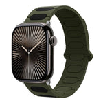 Oval Magnetic Silicone Watch Band, For Apple Watch 46mm / 49mm / 45mm / 44mm, For Apple Watch 42mm / 41mm / 40mm / 38mm
