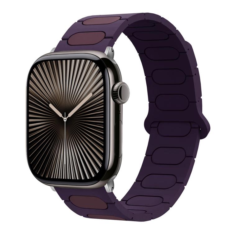 Oval Magnetic Silicone Watch Band, For Apple Watch 46mm / 49mm / 45mm / 44mm, For Apple Watch 42mm / 41mm / 40mm / 38mm