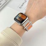 Oval Magnetic Silicone Watch Band, For Apple Watch 46mm / 49mm / 45mm / 44mm, For Apple Watch 42mm / 41mm / 40mm / 38mm