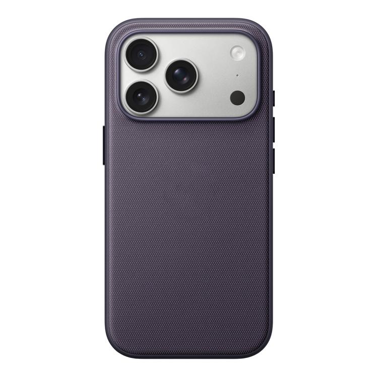 Official Tech Fabric Texture Side-Stick TPU Magnetic Phone Case, No AI Camera Button, For iPhone 17 Pro Max, For iPhone 17 Pro, For iPhone 17, For iPhone Air, For iPhone 16 Pro Max, For iPhone 16 Pro, For iPhone 16, For iPhone 15 Pro Max               ...