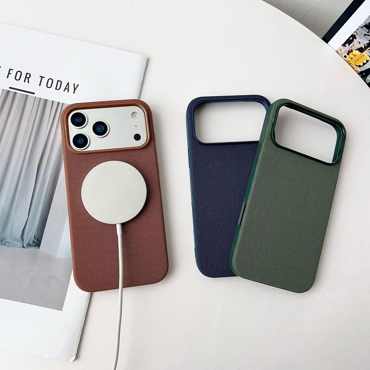 Official Tech Fabric Texture Side-Stick TPU Magnetic Phone Case, No AI Camera Button, For iPhone 17 Pro Max, For iPhone 17 Pro, For iPhone 17, For iPhone Air, For iPhone 16 Pro Max, For iPhone 16 Pro, For iPhone 16, For iPhone 15 Pro Max               ...