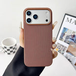 Official Tech Fabric Texture Side-Stick TPU Magnetic Phone Case, No AI Camera Button, For iPhone 17 Pro Max, For iPhone 17 Pro, For iPhone 17, For iPhone Air, For iPhone 16 Pro Max, For iPhone 16 Pro, For iPhone 16, For iPhone 15 Pro Max               ...