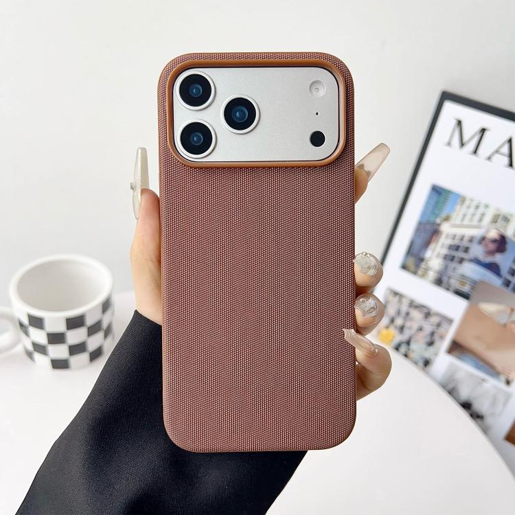 Official Tech Fabric Texture Side-Stick TPU Magnetic Phone Case, No AI Camera Button, For iPhone 17 Pro Max, For iPhone 17 Pro, For iPhone 17, For iPhone Air, For iPhone 16 Pro Max, For iPhone 16 Pro, For iPhone 16, For iPhone 15 Pro Max               ...